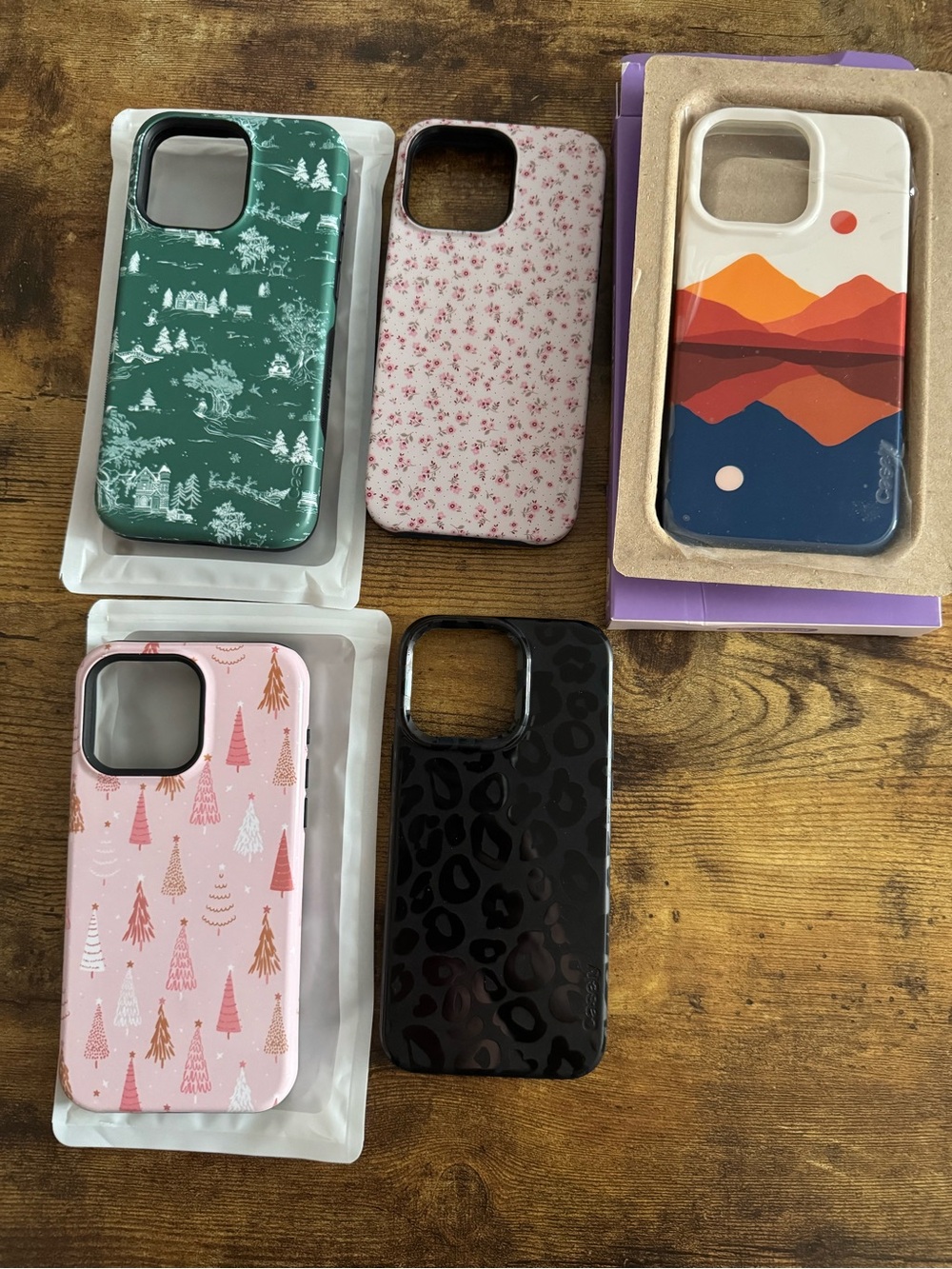iPhone 15 Pro Max Casely brand cases, set of 5 - excellent used or new condition